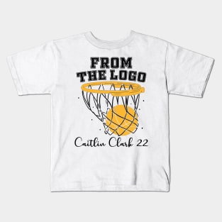 from the logo Caitlin Clark 22 Kids T-Shirt